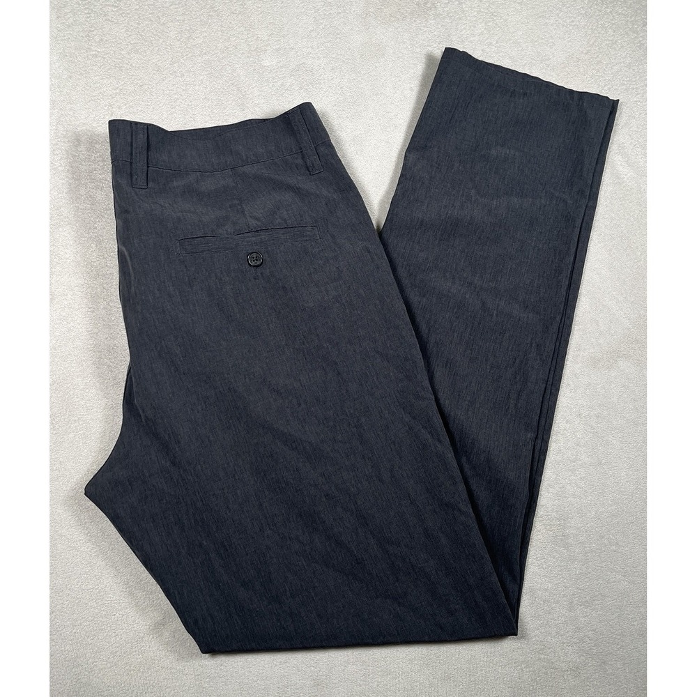 TravisMathew Mens Open To Close Stretch Golf Pants 34 x 33 Charcoal Grey Heather